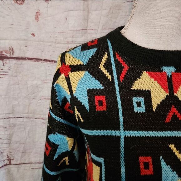 1980's Tyrolia by Head 80's Crosby Wool Blend Ski Sweater Size Medium - Picture 4 of 5